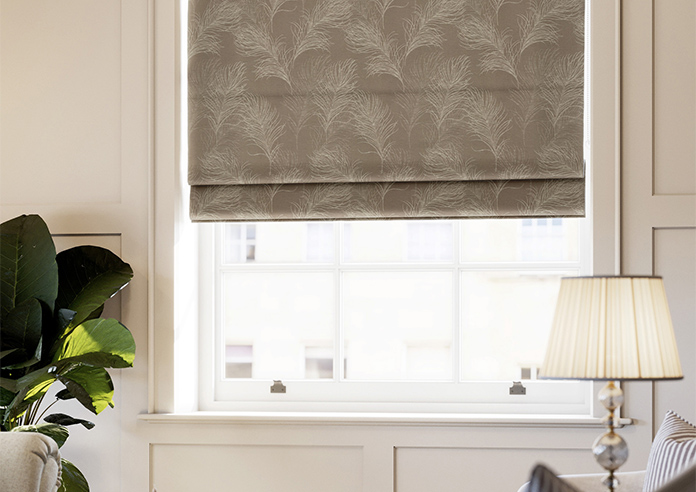 Feather, Coffee - Roman Blind - Image 5